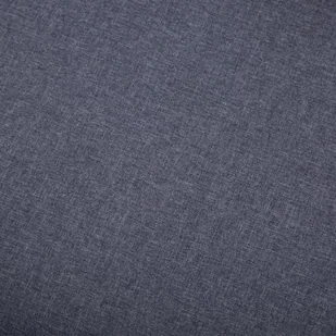 vidaXL Podnóżek tapicerowany, 73 x 43 x 42 cm, ciemnoszary - Inne meble do salonu - miniaturka - grafika 3