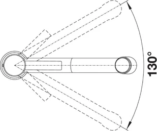 Blanco AMBIS-S stal szlachetna szczotkowana 523119 - Baterie kuchenne - miniaturka - grafika 4