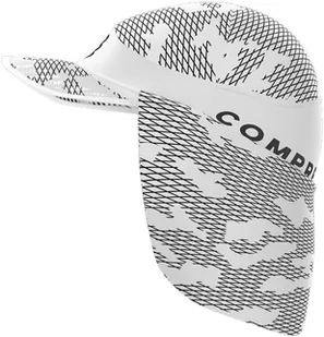 Compressport Czapka biegowa z daszkiem ICE CAP SUN SHADE biało-szara - Czapki i chusty sportowe męskie - miniaturka - grafika 7