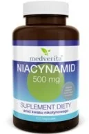 Medverita Medverita, Niacynamid, 500 mg, 100 kapsułek - Witaminy i minerały dla sportowców - miniaturka - grafika 2