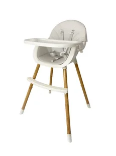 Ecotoys Fotelik, krzesełko do karmienia dla dzieci, 2w1, beżowy - Krzesełka do karmienia Ecotoys Fotelik, krzesełko do karmienia dla dzieci, 2w1, beżowy - Krzesełka do karmienia - miniaturka - grafika 4