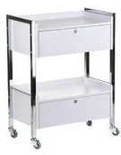 Meble kosmetyczne - Beauty System Szafka kosmetyczna BD-6004 biała BD-6004 - miniaturka - grafika 1