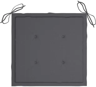 vidaXL Składane krzesła ogrodowe z poduszkami, 4 szt., drewno tekowe! 3072723 - Fotele i krzesła ogrodowe - miniaturka - grafika 8