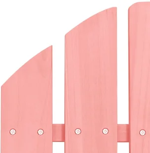 vidaXL Ogrodowy fotel bujany Adirondack, lite drewno jodłowe, różowy! 315887 - Fotele i krzesła ogrodowe - miniaturka - grafika 5