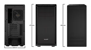 Be quiet! Pure Base 600 srebrna (BG022) - Obudowy komputerowe - miniaturka - grafika 2