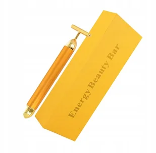 Deni Carte Gold Roller Pulsacyjny Masażer Do Twarzy - Pozostałe akcesoria do makijażu - miniaturka - grafika 2