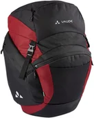 Sakwy rowerowe - Vaude OnTour Back Bag, black/carmine 2021 Torby na bagażnik 153300130 - miniaturka - grafika 1