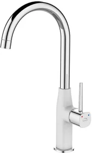 Laveo Polla biała/chrom (BAP_668D) - Baterie kuchenne - miniaturka - grafika 3