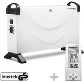 Ogrzewanie przenośne - TROTEC Konwektor TCH 18 E + Termohigrometr stacja pogodowa BZ06 - miniaturka - grafika 1