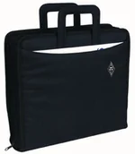 Artykuły biurowe - Wedo 58601 torba na segregatory poliester A4, (z zamkiem błyskawicznym opuszczane uchwyty i dwie zewnętrzne kieszenie z formatu A4) Czarny 58 601 - miniaturka - grafika 1