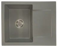 Zlewozmywaki - Brado Zlewozmywak granitowy DONZO szary donzosza - miniaturka - grafika 1