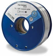 Kable - Metronic Métronic 438225 kabel koncentryczny (25 m) biały 438225 - miniaturka - grafika 1