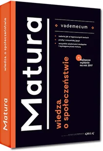 Greg Vademecum matura 2017 Wiedza o społeczeństwie GREG - Pomoce naukowe - miniaturka - grafika 2