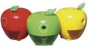 Przybory szkolne - DELI Temperówka 0659 korbka jabłko - miniaturka - grafika 1