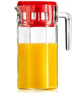 Dzbanki i imbryki - Vilde Dzbanek szklany do wody, kompotu, napojów, lemoniady, z uchwytem i pokrywką, 1,5 l 139289 - miniaturka - grafika 1