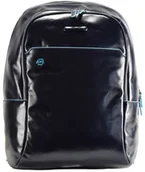 Torby na laptopy - Piquadro Blue Square Plecak składany skórzany 39 cm z przegrodą na laptopa nachtblau CA3214B2-BLU2 - miniaturka - grafika 1