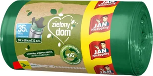 JAN Niezbędny Niezbędny Ekologiczne Worki na śmieci z taśmą 35L A'22 - Worki na śmieci - miniaturka - grafika 2