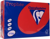 Papier do drukarek - Emerson Papier ksero A4 210g wiśniowy Trophee 2211 (250) - miniaturka - grafika 1