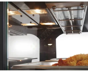 Hendi Witryna grzewcza kwarcowa dwupoziomowa 233962 - Szafy i witryny chłodnicze - miniaturka - grafika 2