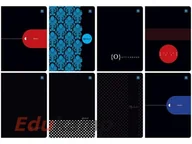 Szkolne artykuły papiernicze - Inter-druk Brulion A5 96k. Kolekcja nr 412A office kratka ZH40INT - miniaturka - grafika 1
