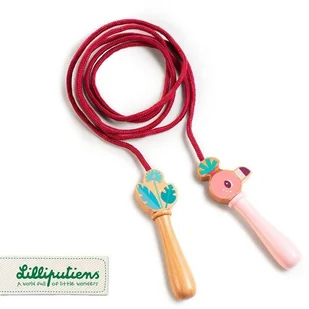 Lilliputiens Skakanka z drewnianymi rączkami Flaming Anais Lilliputiens - Skakanki - miniaturka - grafika 2