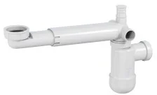 Deante NHC 633K NHC 633K SYFON BIAłY UMYWALKOWY PłASKI SPACE SAVER TELESKOPOWY - Syfony - miniaturka - grafika 3