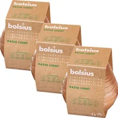 Świece - Bolsius Świeca ogrodowa w szkle Divine Earth Patiolight 40H 3szt ZIEMIA BOLSIUS2658 - miniaturka - grafika 1