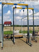 Wciągarki - Vidaxl 504 504711711 mobilna z wózkiem i wciągnikiem linowym elektrycznym udźwig 500 kg wysokość całkowita 4000mm szerokość między podporami 4800mm wysokość podnoszenia 3300mm) 71711-uniw - miniaturka - grafika 1