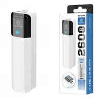 Powerbanki - Power Bank 2600mAh 1USB 1A Biały Techancy TF2774 - miniaturka - grafika 1
