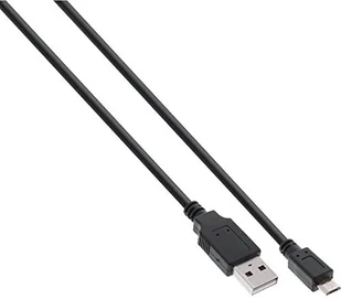 InLine InLine 31703Q kabel micro USB 2.0, kabel do szybkiego ładowania, wtyczka USB-A do wtyczki Micro-B, czarna, 0,3 m 31073Q - Akcesoria do MP3 InLine InLine 31703Q kabel micro USB 2.0, kabel do szybkiego ładowania, wtyczka USB-A do wtyczki Micro-B, czarna, 0,3 m 31073Q - Akcesoria do MP3 - miniaturka - grafika 1