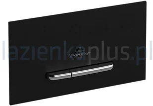 Villeroy & Boch Villeroy & Boch ViConnect przycisk do WC czarny mat 922169AN 922169AN - Stelaże i zestawy podtynkowe do WC - miniaturka - grafika 2