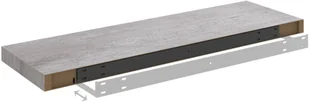 VidaXL Lumarko Półka ścienna, szarość betonu, 80x23,5x3,8 cm, MDF 326600 VidaXL - Półki do salonu - miniaturka - grafika 7