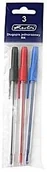 Artykuły biurowe - Herlitz Długopis jednorazowy 3 sztuki biurkowy - miniaturka - grafika 1