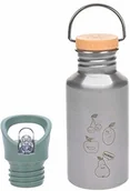 Bidony dla dzieci - LÄSSIG LÄSSIG Butelka ze stali nierdzewnej z dodatkową nakrętką sportową 500 ml/Bottle Stainless Steel Yummy - miniaturka - grafika 1