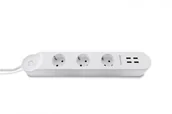 Systemy inteligentnych domów - AZzardo SMART Listwa zasilająca WiFi Power Strip+USB 32A AZ3477 AZzardo - miniaturka - grafika 1