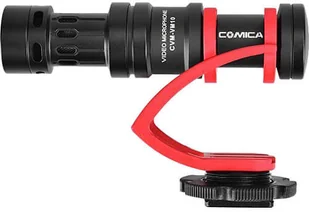 Comica Mikrofon kierunkowy do smartfona kamery Comica CVM-VM10II czerwony 6971120980326 - Akcesoria do kamer sportowych - miniaturka - grafika 2