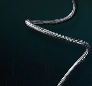 ROCK Kabel USB ROCK Lightning Nylonowy do iPhone 100 cm - Kable USB - miniaturka - grafika 4