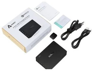 Aukey Ładowarka sieciowa PA-T11 6x USB Quick Charge 3.0 15.6A 60W - Ładowarki samochodowe - miniaturka - grafika 4