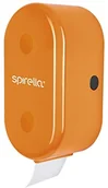 Dozowniki papieru i mydła dla firm - Spirella Uchwyt na kołowrotek haczyk  1018767 Cube Pomarańczowy akcesoriów łazienkowych, ABS, 30 x 15 x 13 cm 1018767 - miniaturka - grafika 1