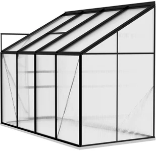 vidaXL Lumarko Szklarnia, antracytowa, aluminium, 5,24 m! 312051 - Szklarnie ogrodowe - miniaturka - grafika 7