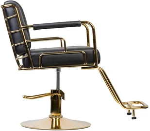 GABBIANO ACTIVESHOP FOTEL FRYZJERSKI PRATO ZŁOTO - CZARNY - Fotele fryzjerskie - miniaturka - grafika 2