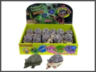 Figurki dla dzieci - Hipo Jeż gumowy 10cm z groszkiem p24 A180-PDQ - miniaturka - grafika 1