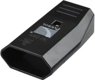 Gniazdka elektryczne - LEDart płaskie bez uziemienia czarne 250V D.3109C - miniaturka - grafika 1