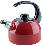 Czajniki na gaz - Riess Czajnik emaliowany z gwizdkiem czerwony 2l - miniaturka - grafika 1