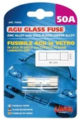 Akcesoria do elektronarzędzi - Lampa AGU bezpiecznik szklany 50 AMP 70093 - miniaturka - grafika 1