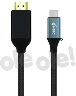 i-Tec Adapter kablowy USB-C do HMDMI 4K/60Hz 200cm - Kable komputerowe i do monitorów - miniaturka - grafika 2