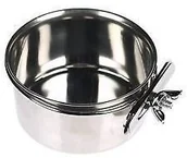 Pozostałe akcesoria dla kotów - Maelson Coop filiżanka na wodę śruba mocowanie ptaki, małe zwierzęta, psy 250 ml 10 cm - miniaturka - grafika 1