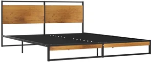 vidaXL Lumarko Rama łóżka, metalowa, 140 x 200 cm 324865 - Łóżka - miniaturka - grafika 4