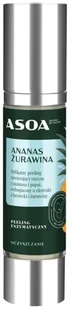 ASOA Peeling enzymatyczny ananas-żurawina - Peelingi i scruby do twarzy - miniaturka - grafika 2