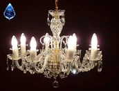 Lampy sufitowe - Elita bohemia Żyrandol kryształowy 8-ramienny - Bohemia L 120/8/02 - miniaturka - grafika 1